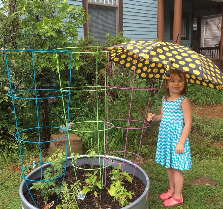 March 2018-Three generations help craft creative couple’s whimsical yard