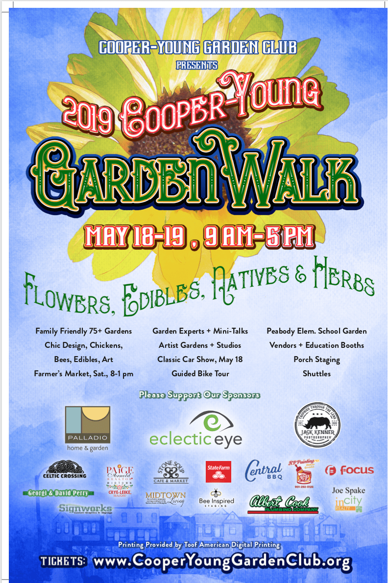 2019 Garden Walk Poster