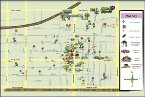 Cooper-Young Garden Walk Map